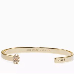 #Livecolorfully Party Of Two Cuff, Clear/Gold